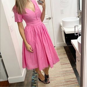 Bubblegum Pink Full-skirted ModCloth Dress size 2